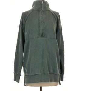 Woman’s NWT Victoria’s Secret Pink Gray Quarter-Zip Sweater Size S